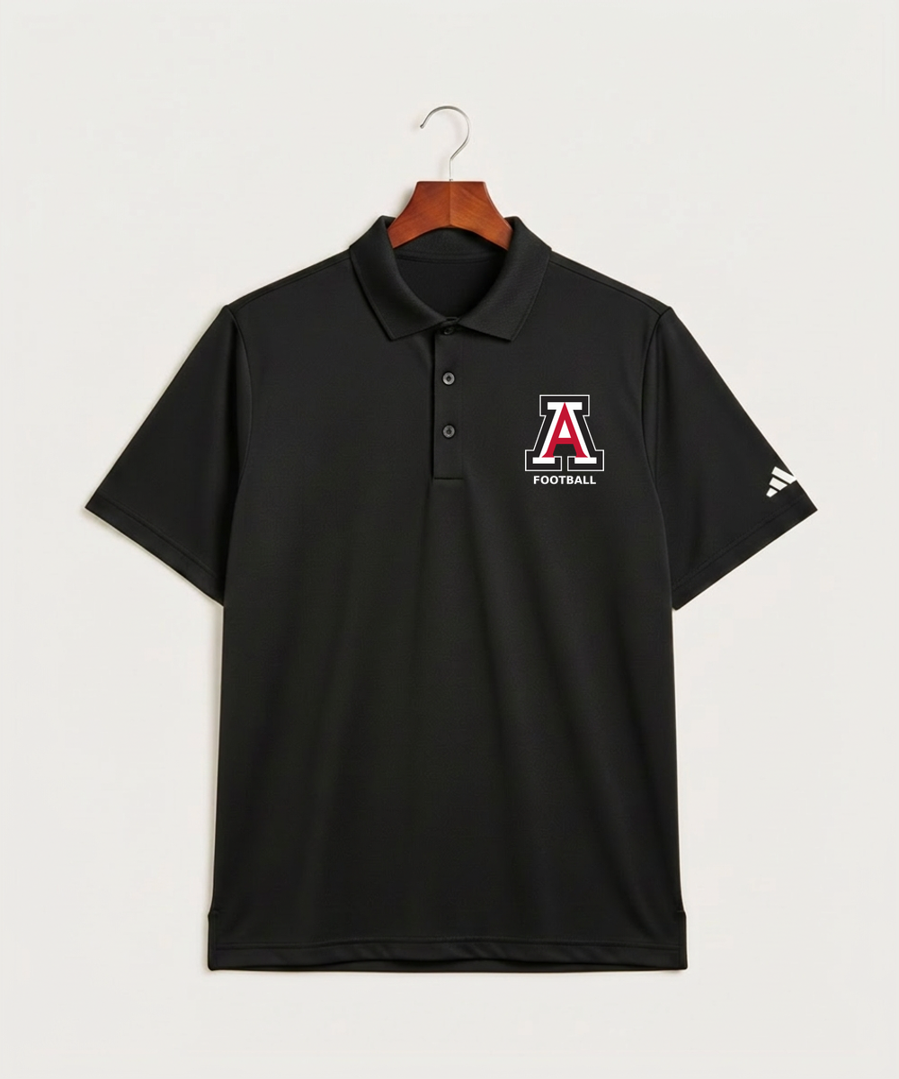 Amboy Football general - Black Polo - Left Chest