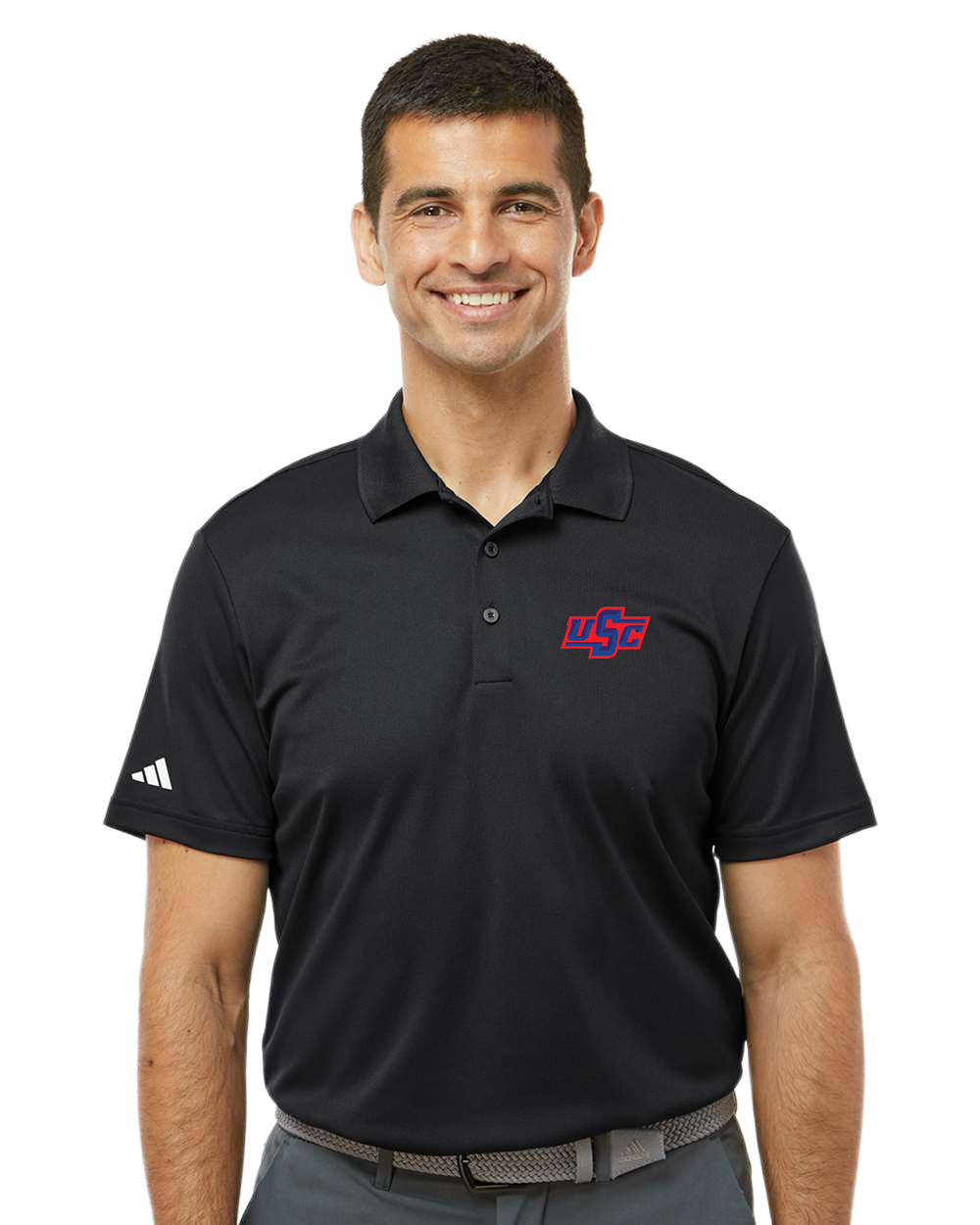 Wells Baseball & Softball - Black Polo - Left Chest