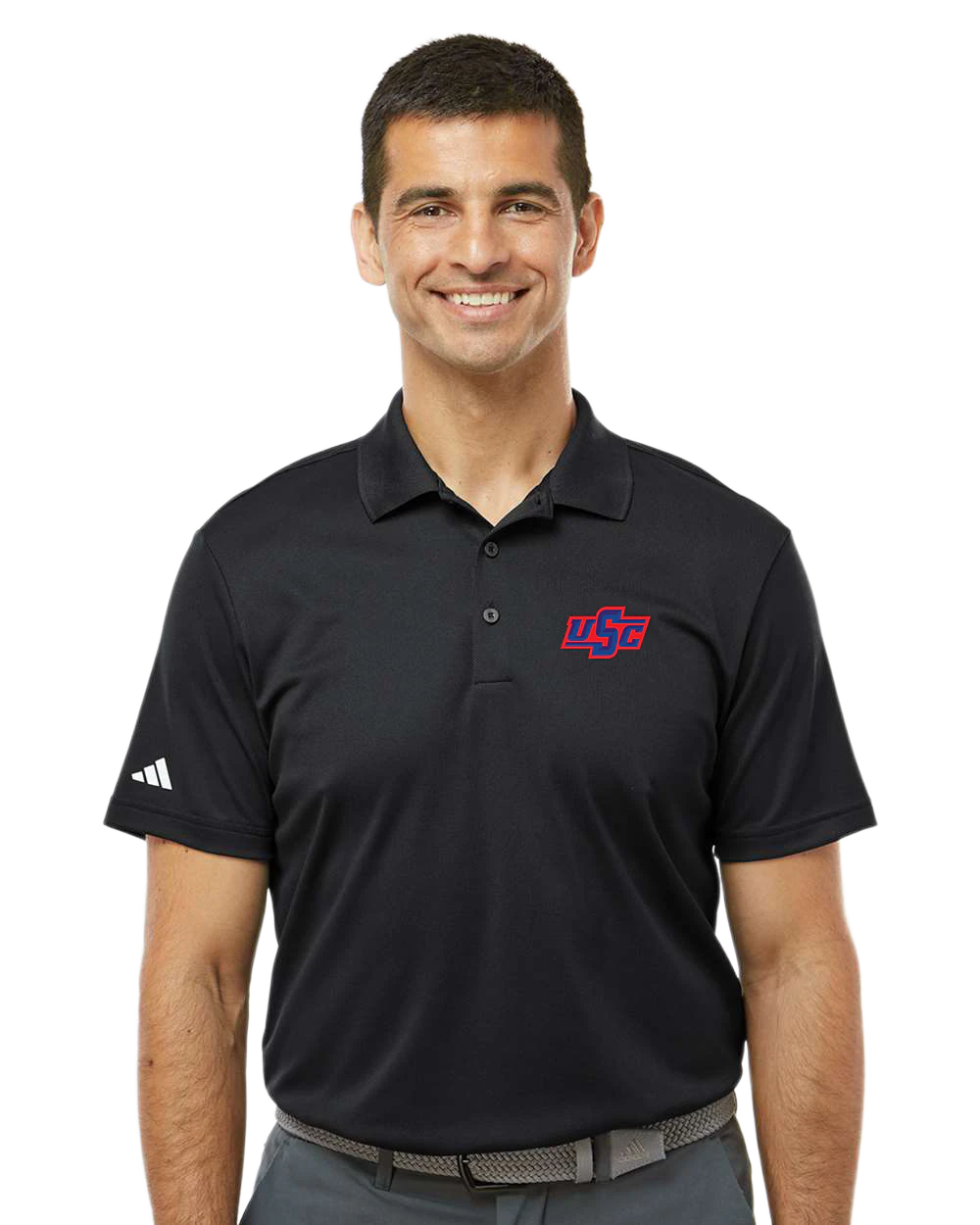 Wells Baseball & Softball - Black Polo - Left Chest