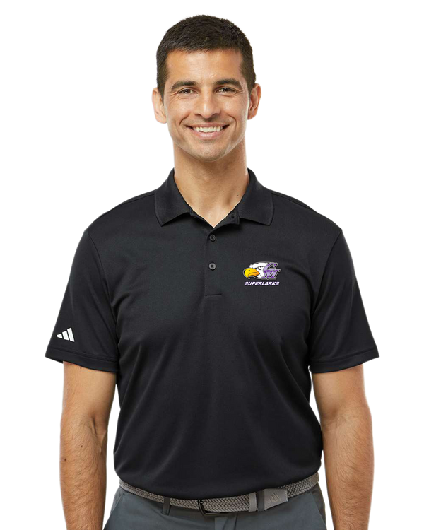 Grand Meadow Football - Black Polo - Left Chest