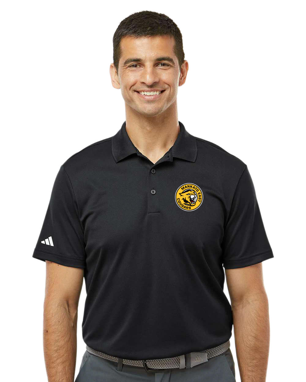 Mankato East Spring - Black Polo - Left Chest