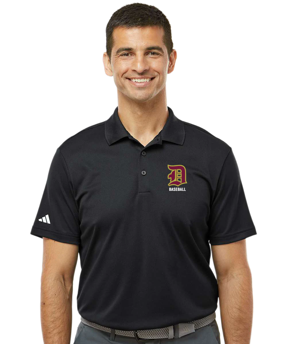 Denfeld Baseball - Black Polo - Left Chest