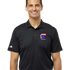 Waupaca High School Football - Black Polo - Left Chest