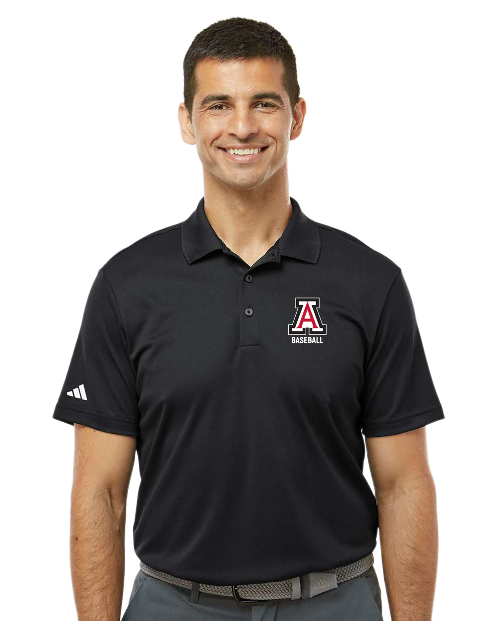 Amboy Baseball - Black Polo - Left Chest
