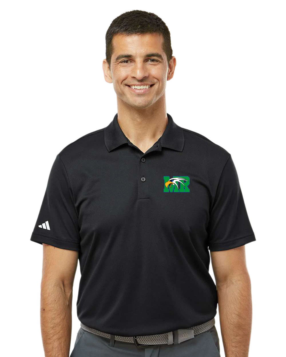 Maple River - Black Polo - Left Chest