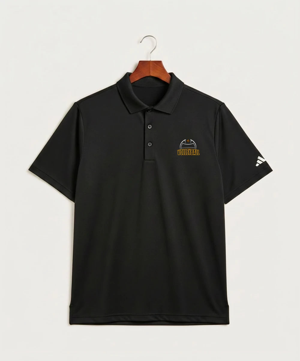 Fargo South High School Volleyball (Girls) - Black Polo - Left Chest