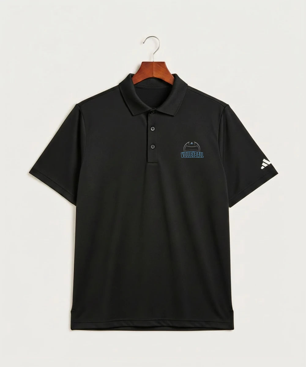 Long Prairie Grey Eagle High School Volleyball (Girls) - Black Polo - Left Chest