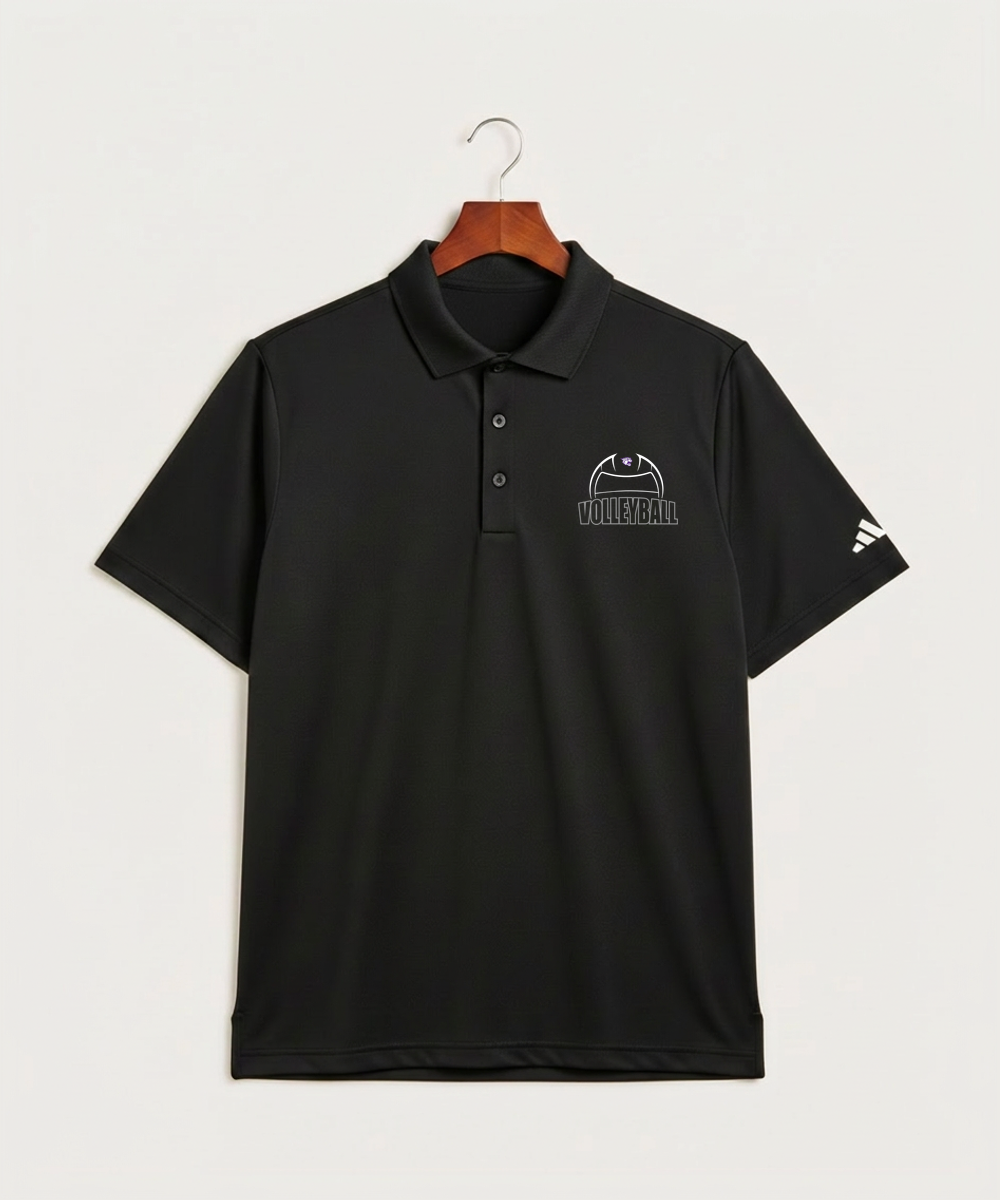 Goodhue High School Volleyball (Girls) - Black Polo - Left Chest