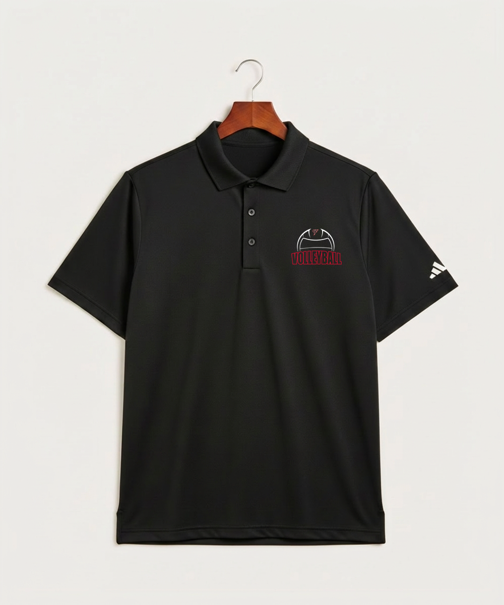 Cannon Falls High School Volleyball (Girls) - Black Polo - Left Chest