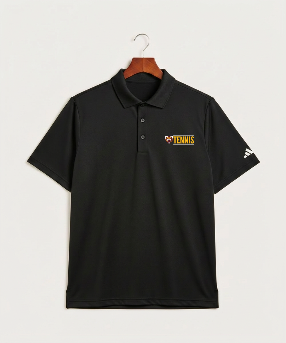 Stewartville High School Tennis (Coed) - Black Polo - Left Chest