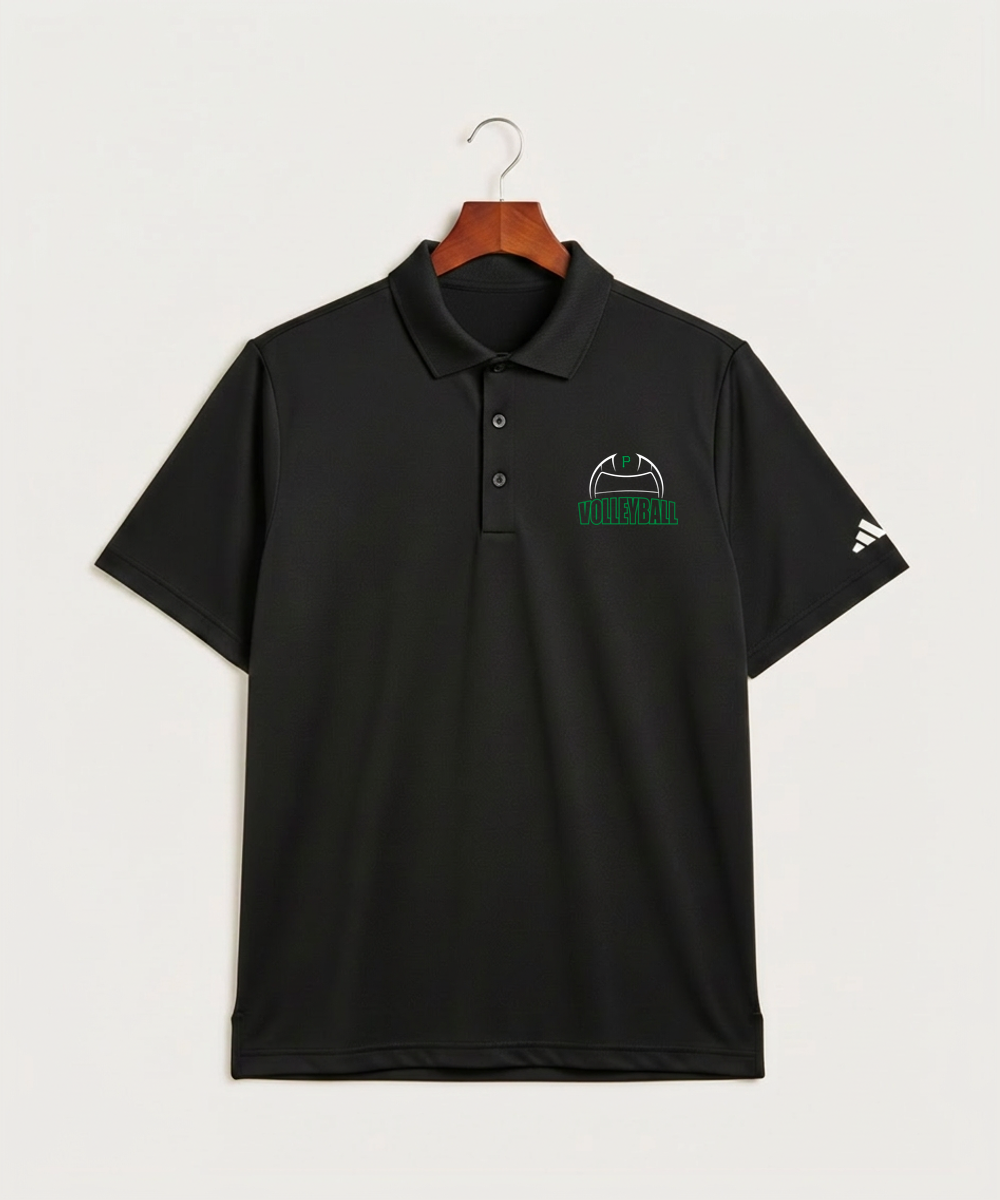 Pipestone Area High School Volleyball (Girls) - Black Polo - Left Chest