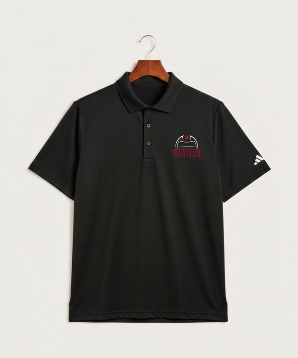 Mcgregor High School Volleyball (Girls) - Black Polo - Left Chest