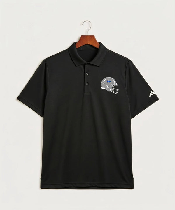 Red Lake County Central Football (Boys) - Black Polo - Left Chest