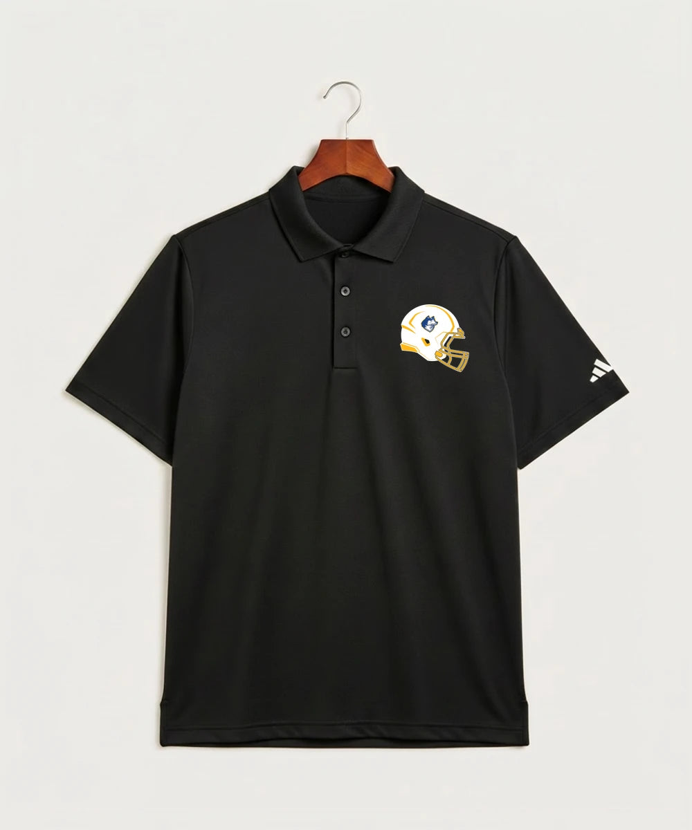 Bigfork Senior High School Football (Boys) - Black Polo - Left Chest