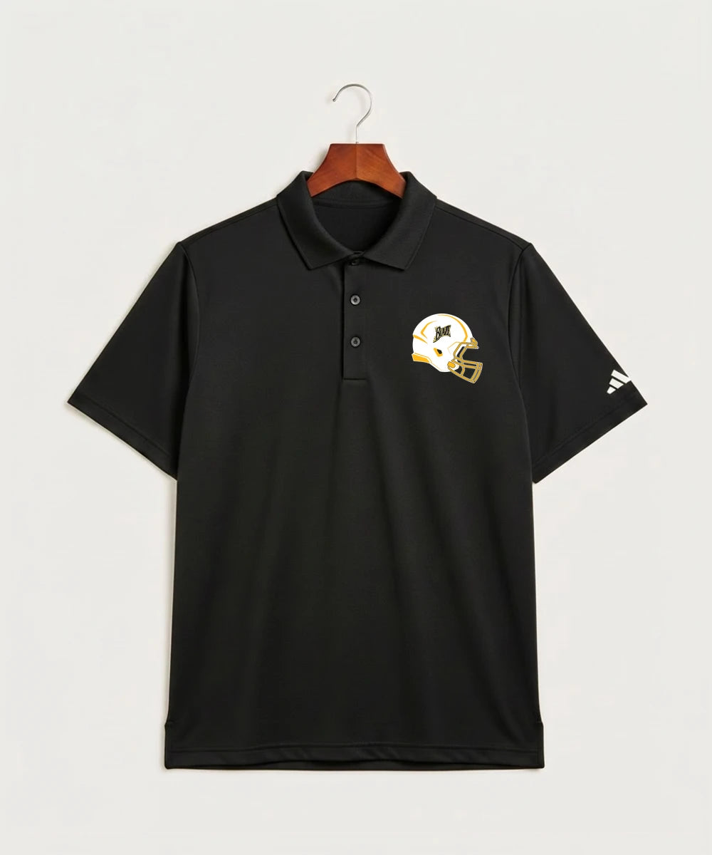 Burnsville High School Football (Boys) - Black Polo - Left Chest