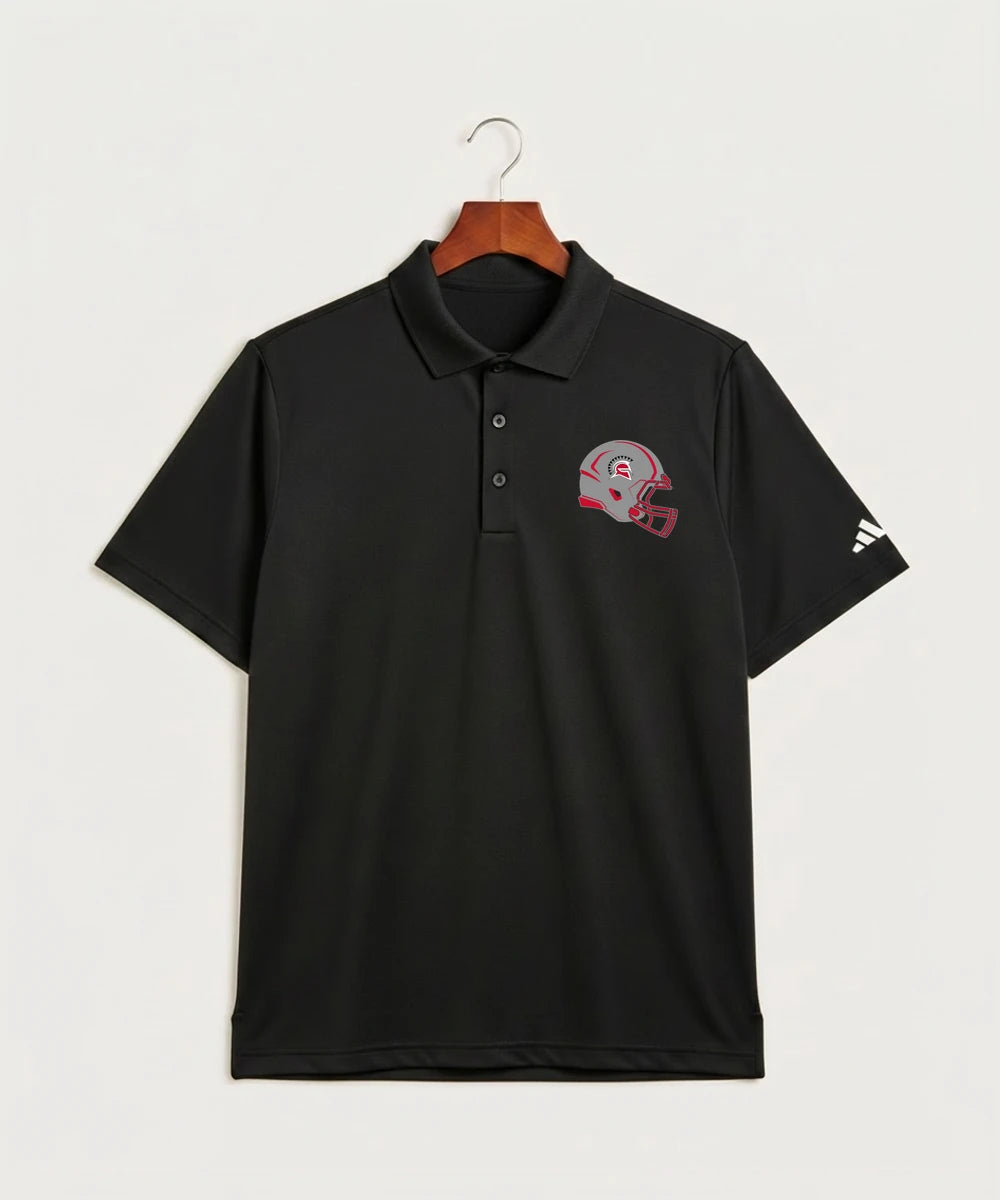 Hancock High School Football (Boys) - Black Polo - Left Chest