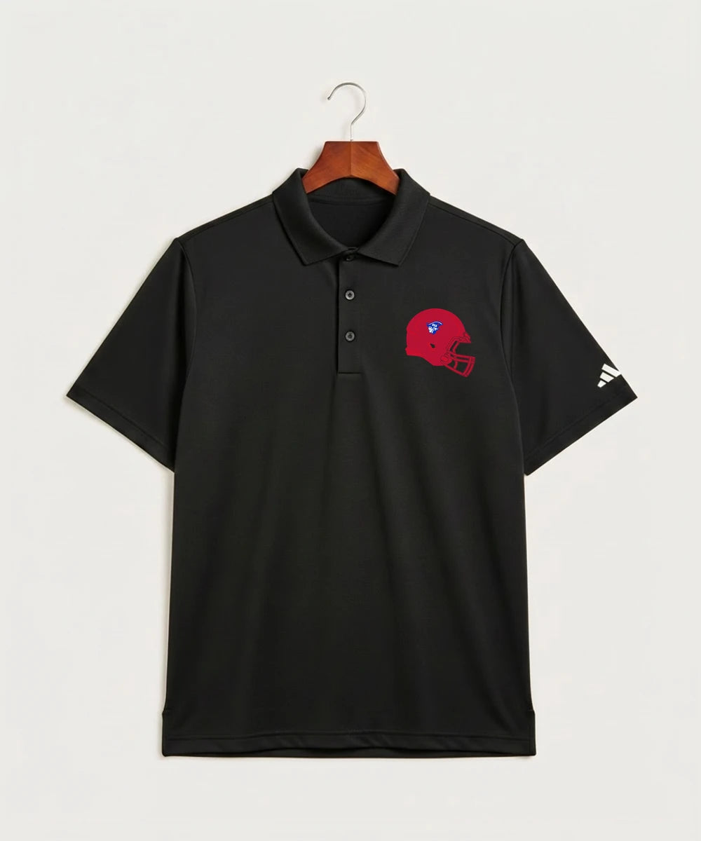 Upsala High School Football (Boys) - Black Polo - Left Chest