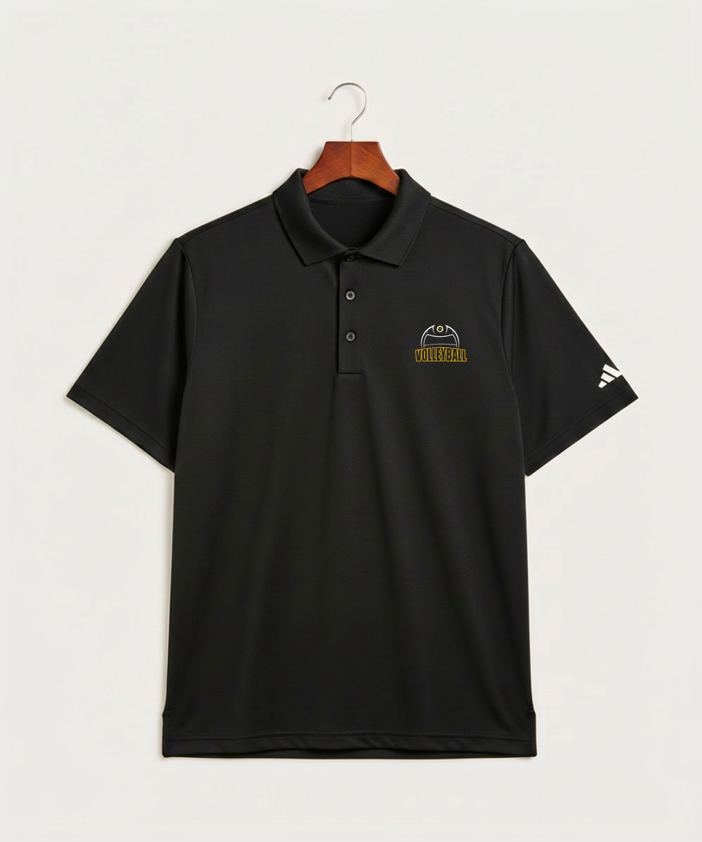Ashwaubenon High School Volleyball (Sandbox) - Black Polo - Left Chest