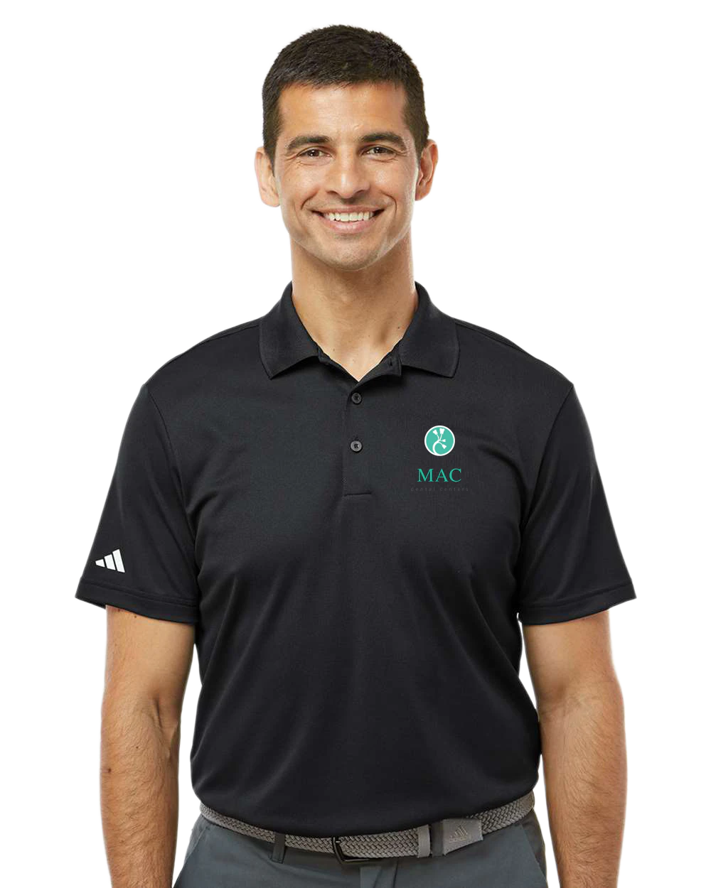 Mac Dental Business - Black Polo - Left Chest