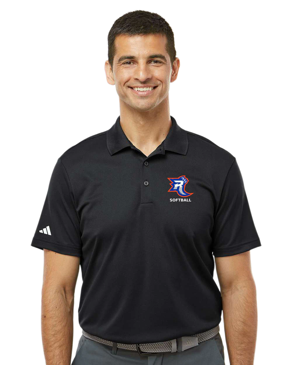 Carlton Wrenshall Softball - Black Polo - Left Chest