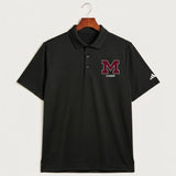 Moline Cheer general - Black Polo - Left Chest