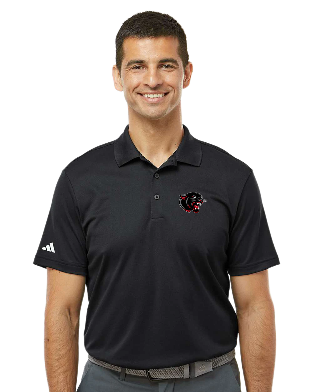 Tracy-Milroy-Balaton Track - Black Polo - Left Chest