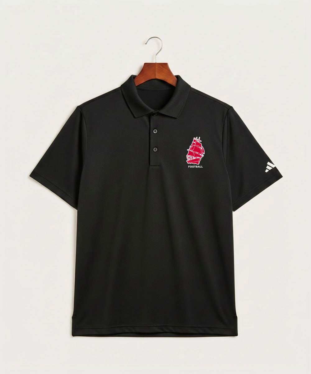 Amboy Football general - Black Polo - Left Chest