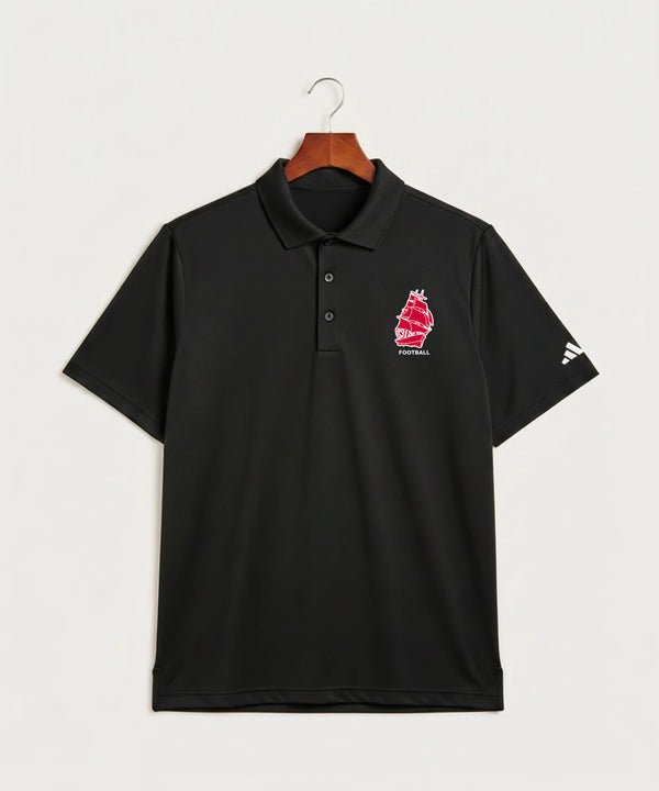 Amboy Football general - Black Polo - Left Chest