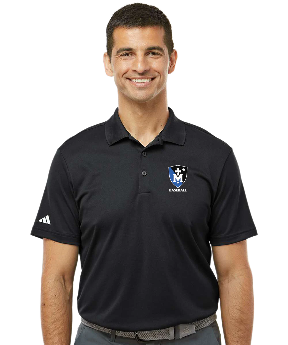 Stella Maris Academy Baseball - Black Polo - Left Chest