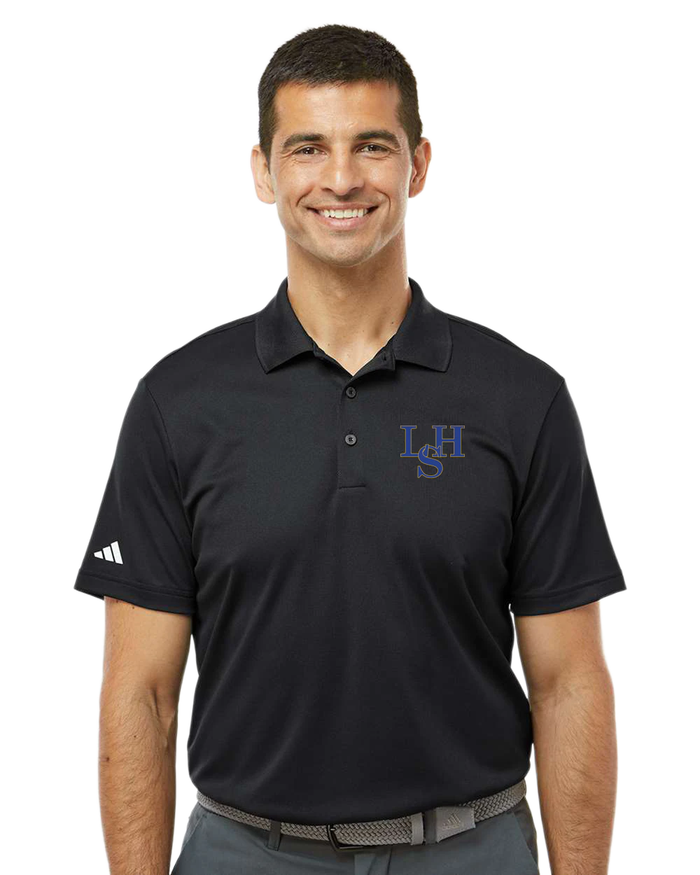 LeSueur Henderson Baseball & Softball - Black Polo - Left Chest