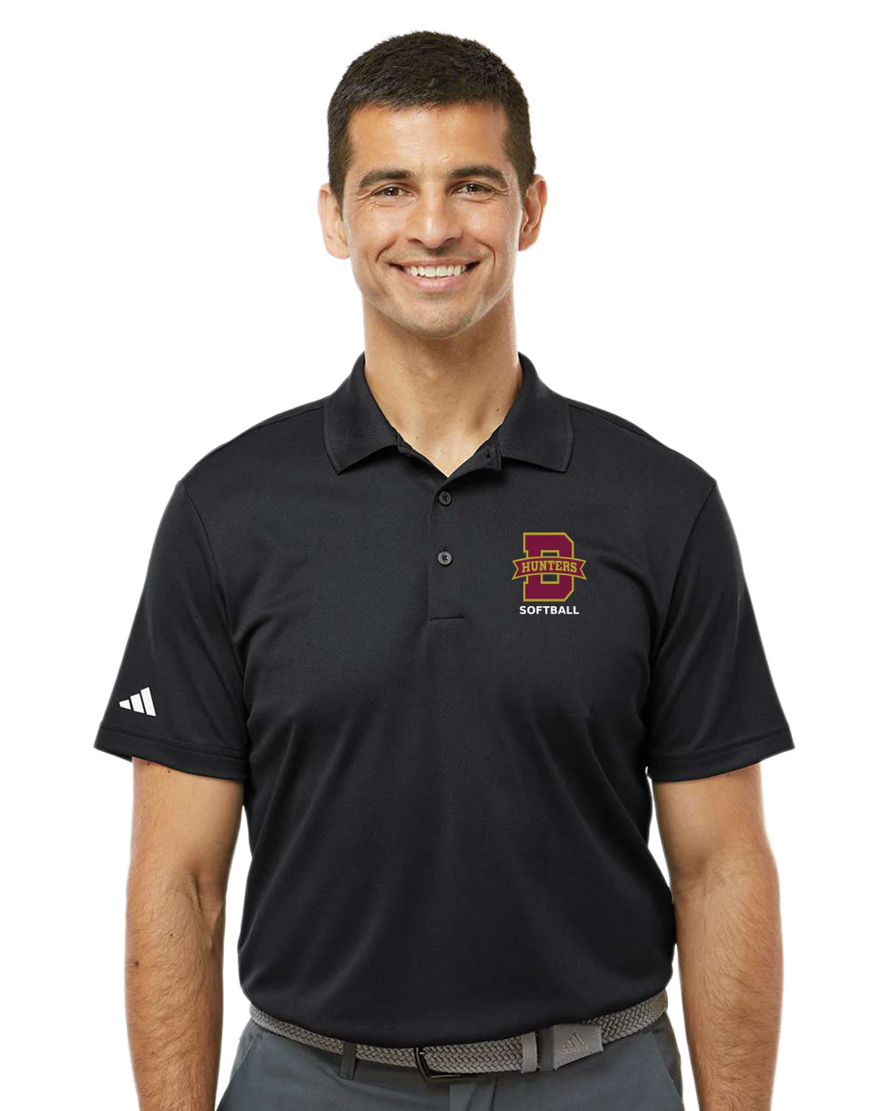 Denfeld Softball - Black Polo - Left Chest