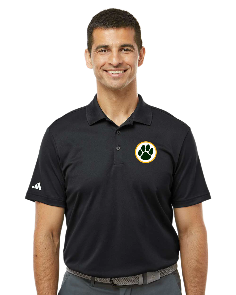 Ashwaubenon High School Baseball (Boys) - Black Polo - Left Chest