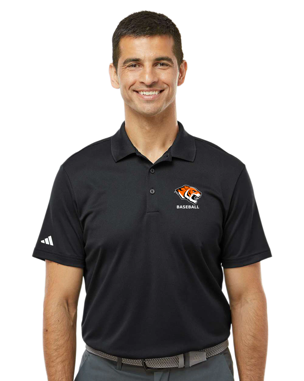 Morris Baseball Association - Black Polo - Left Chest