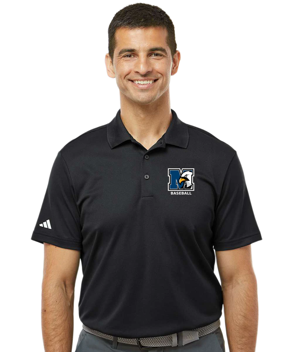 New York Mills Baseball - Black Polo - Left Chest