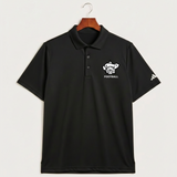 Polo HS Football general - Black Polo - Left Chest