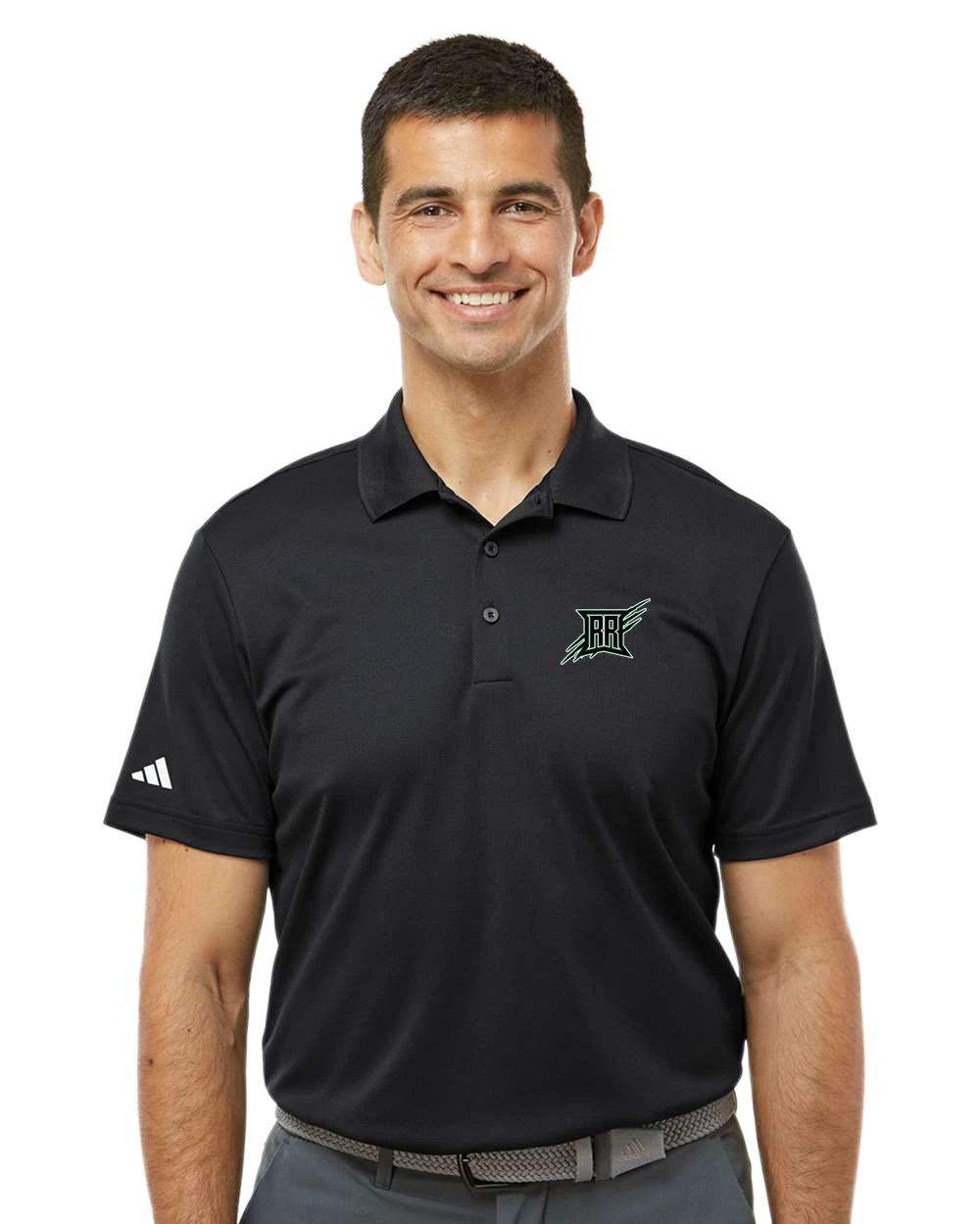 Rock Ridge Spring Sports - Black Polo - Left Chest