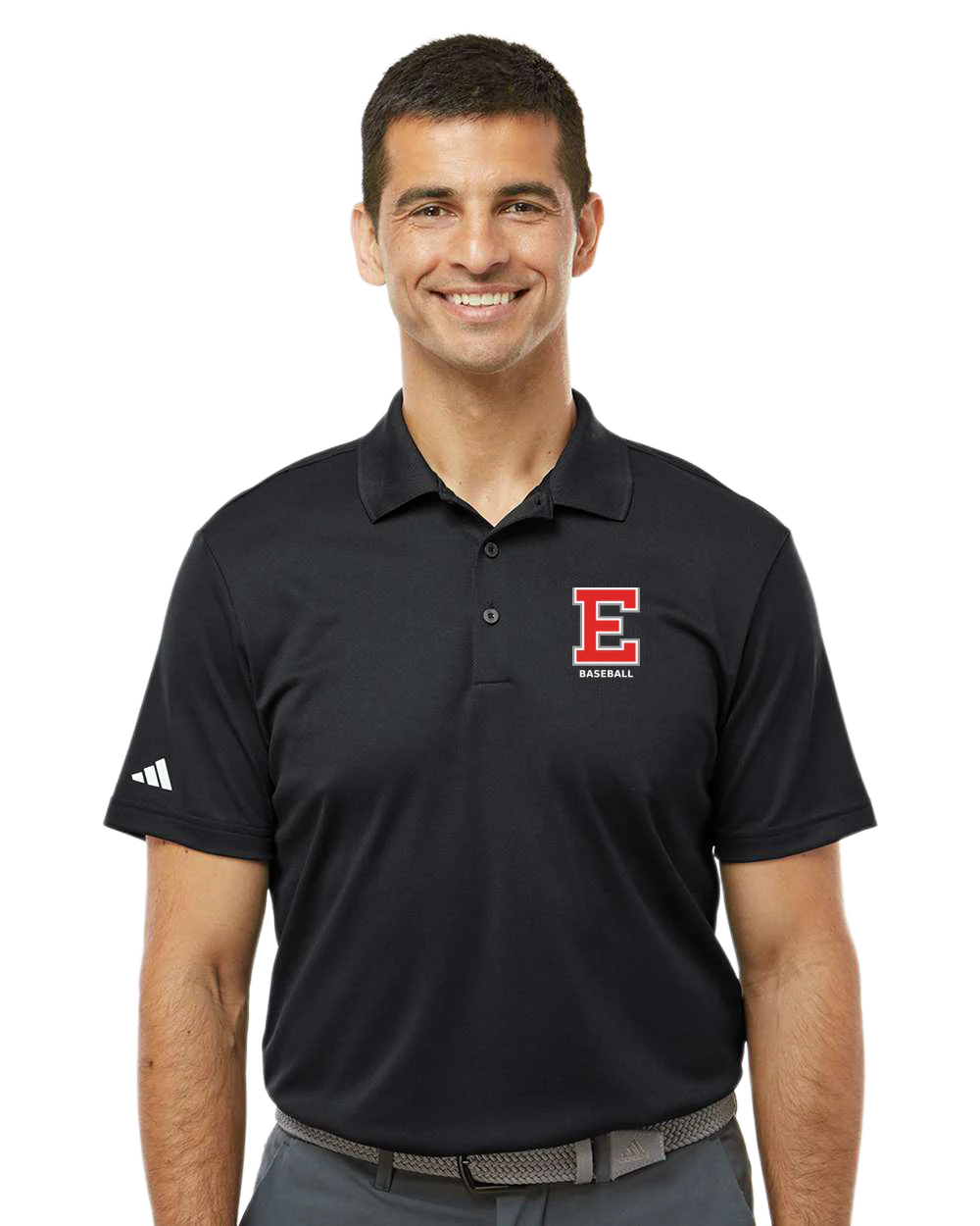 Duluth East Baseball - Black Polo - Left Chest