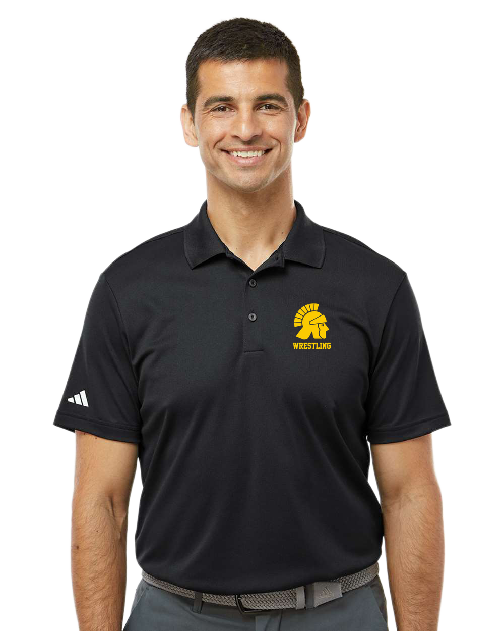 Testing - Black Polo - Left Chest