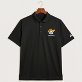 Polo HS Football general - Black Polo - Left Chest