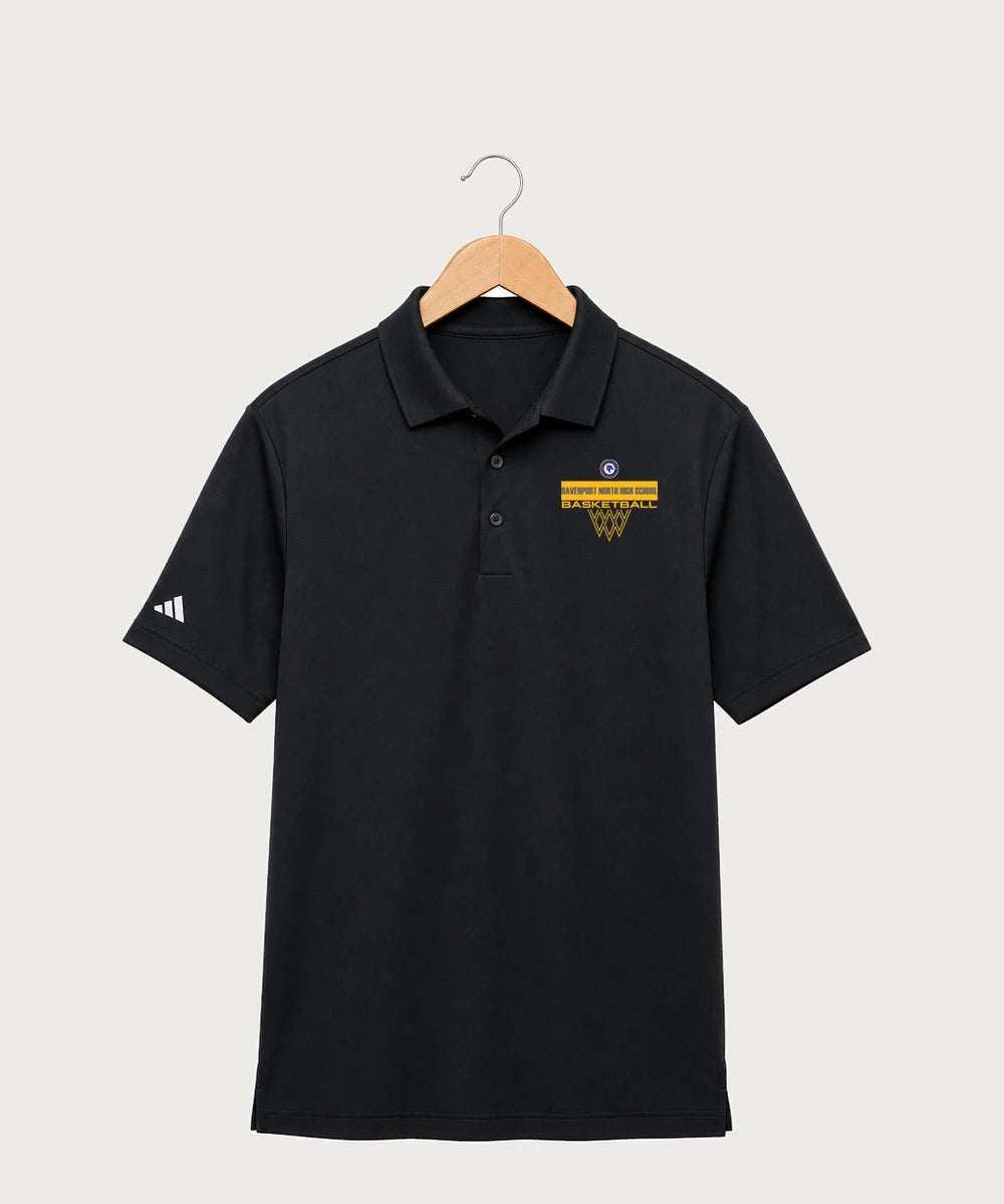 Davenport North High School Basketball Team Store - Black Polo