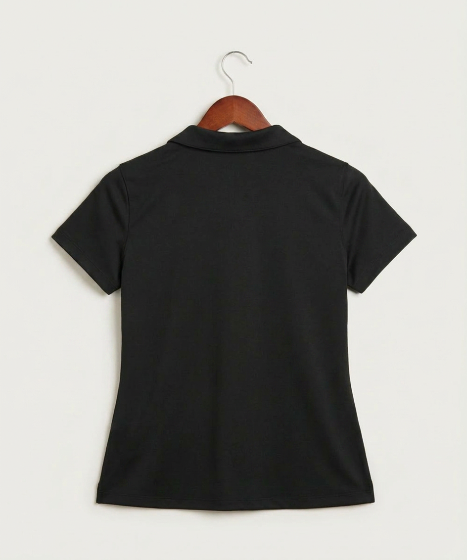 Leading Edge Team Store - Black Polo - Left Chest (back)