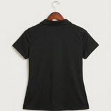 Notre Dame Prep High School Football - Black Polo - Left Chest — back