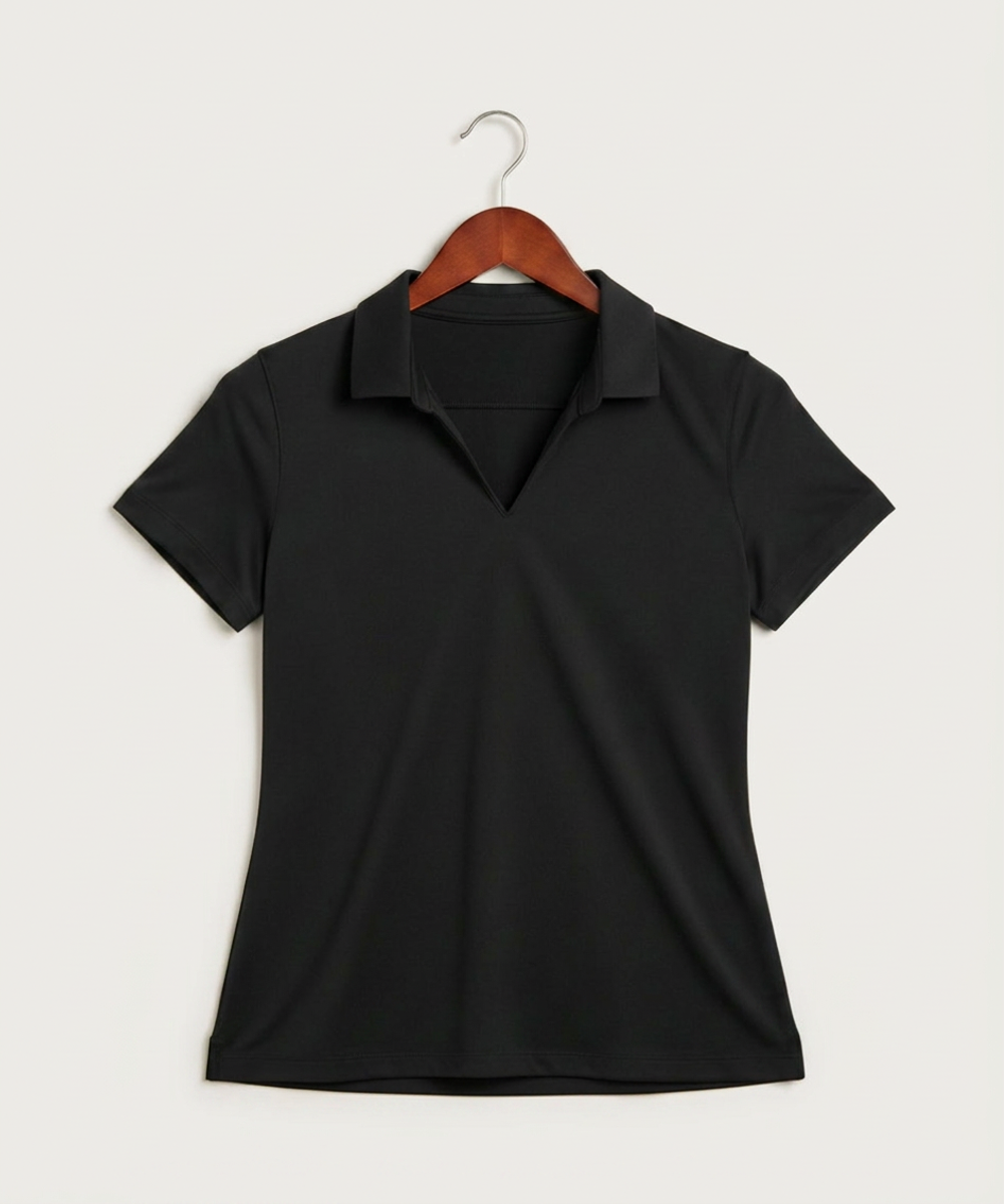 Duluth East High School Cheer (Coed) - Black Polo - Left Chest