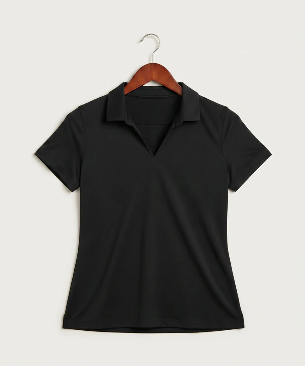Duluth East High School Cheer (Coed) - Black Polo - Left Chest