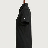 Moline Cheer general - Black Polo - Left Chest (side)