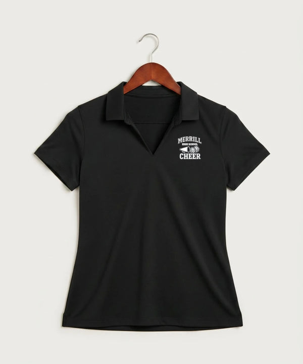 Merrill Dance and Cheer - Black Polo - Left Chest