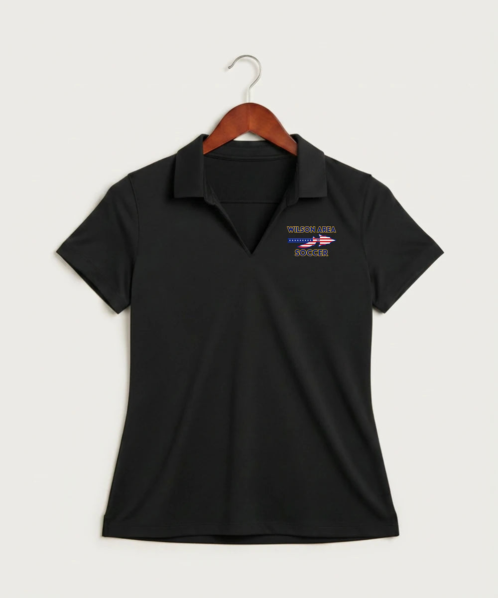 Wilson Area School Soccer Soccer - Black Polo - Left Chest