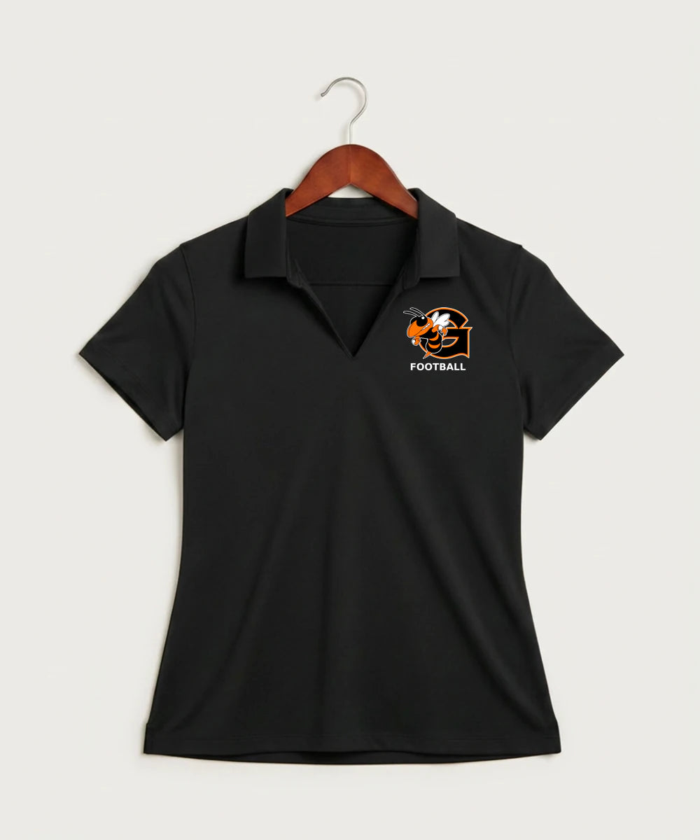 Giltner High School Football - Black Polo - Left Chest