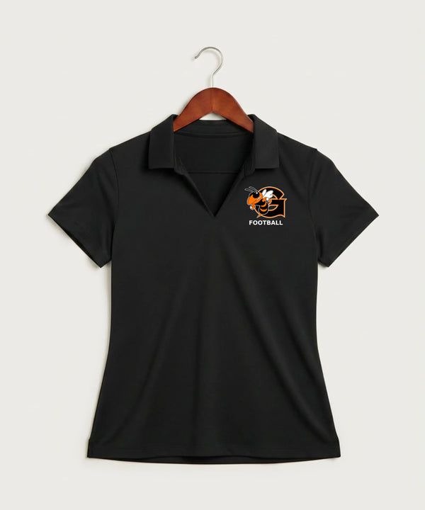 Giltner High School Football - Black Polo - Left Chest