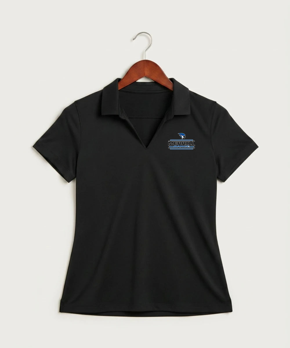 Merrill Dance and Cheer - Black Polo - Left Chest